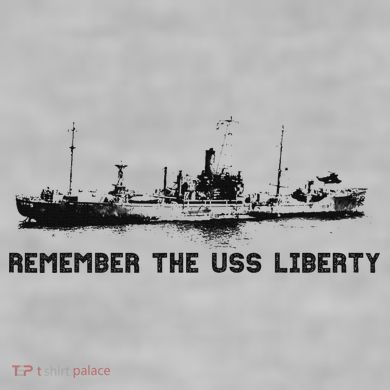 Remember The Uss Liberty Ladies PosiCharge Tri-Blend Wicking Tank