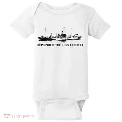 Remember The Uss Liberty Baby Bodysuit