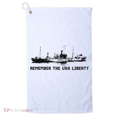 Remember The Uss Liberty Golf Towel