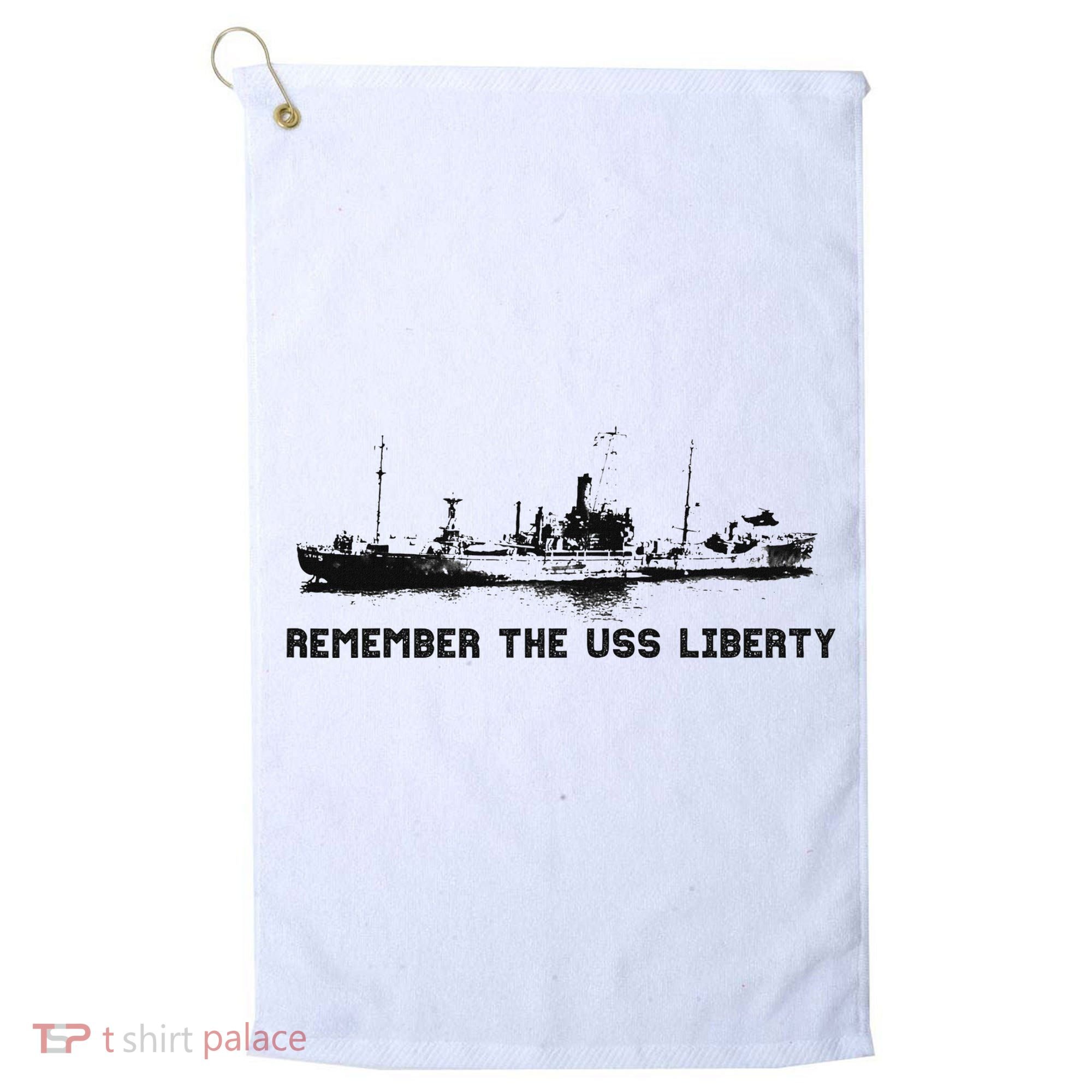 Remember The Uss Liberty Golf Towel