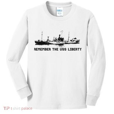 Remember The Uss Liberty Kids Long Sleeve Shirt