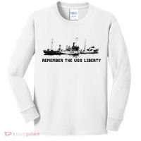 Remember The Uss Liberty Kids Long Sleeve Shirt thumb 0