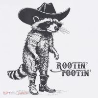 Rootin Tootin Vintage Raccoon Cow Cow Trash Panda T-Shirt thumb 7