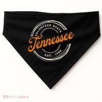 Retro Tennessee Volunteer State USA-Made Doggie Bandana thumb 0
