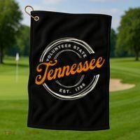 Retro Tennessee Volunteer State Golf Towel thumb 1