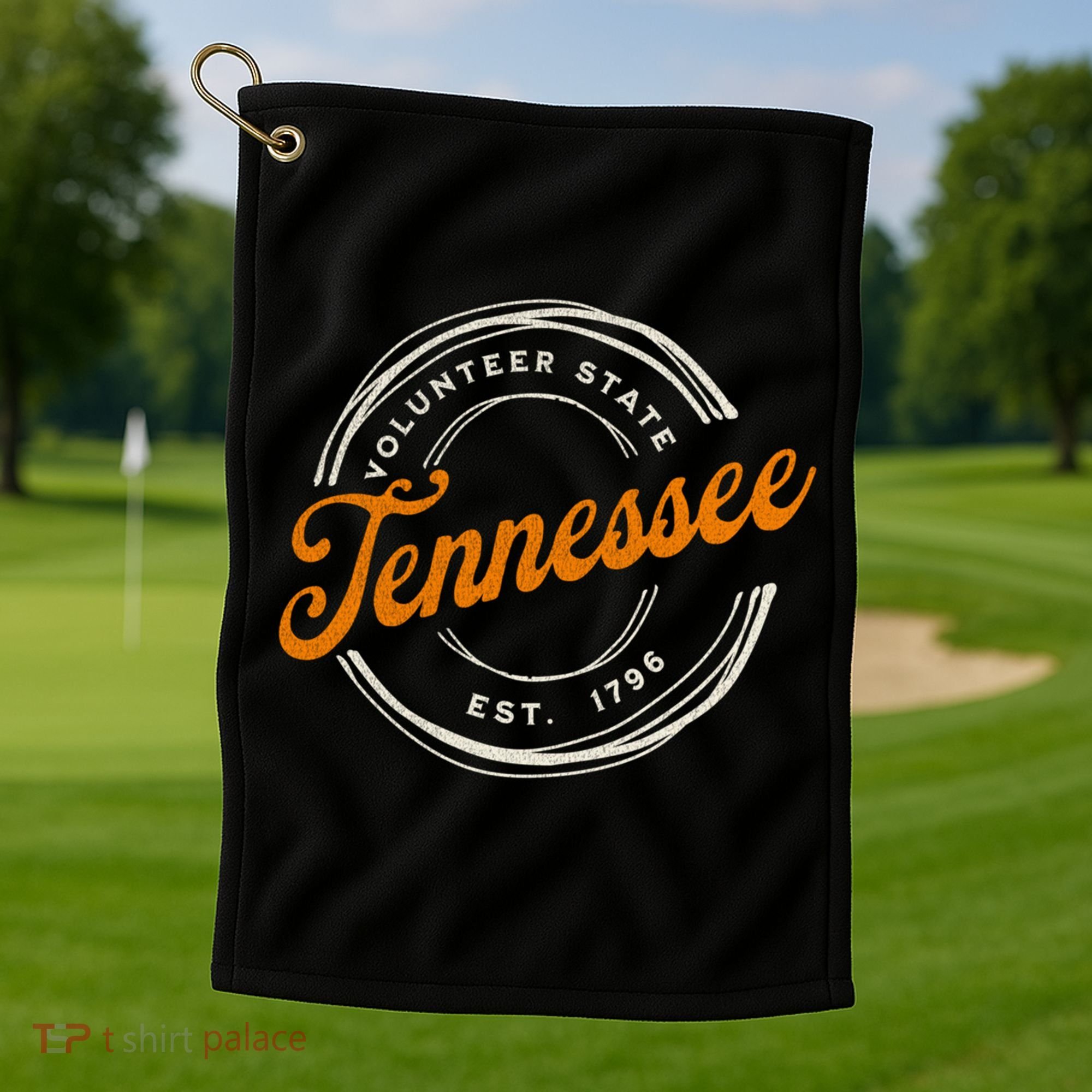 Retro Tennessee Volunteer State Golf Towel