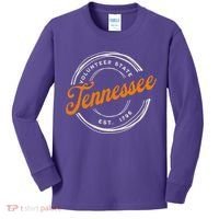 Retro Tennessee Volunteer State Kids Long Sleeve Shirt thumb 0