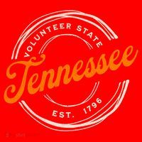 Retro Tennessee Volunteer State Santa Hat thumb 1