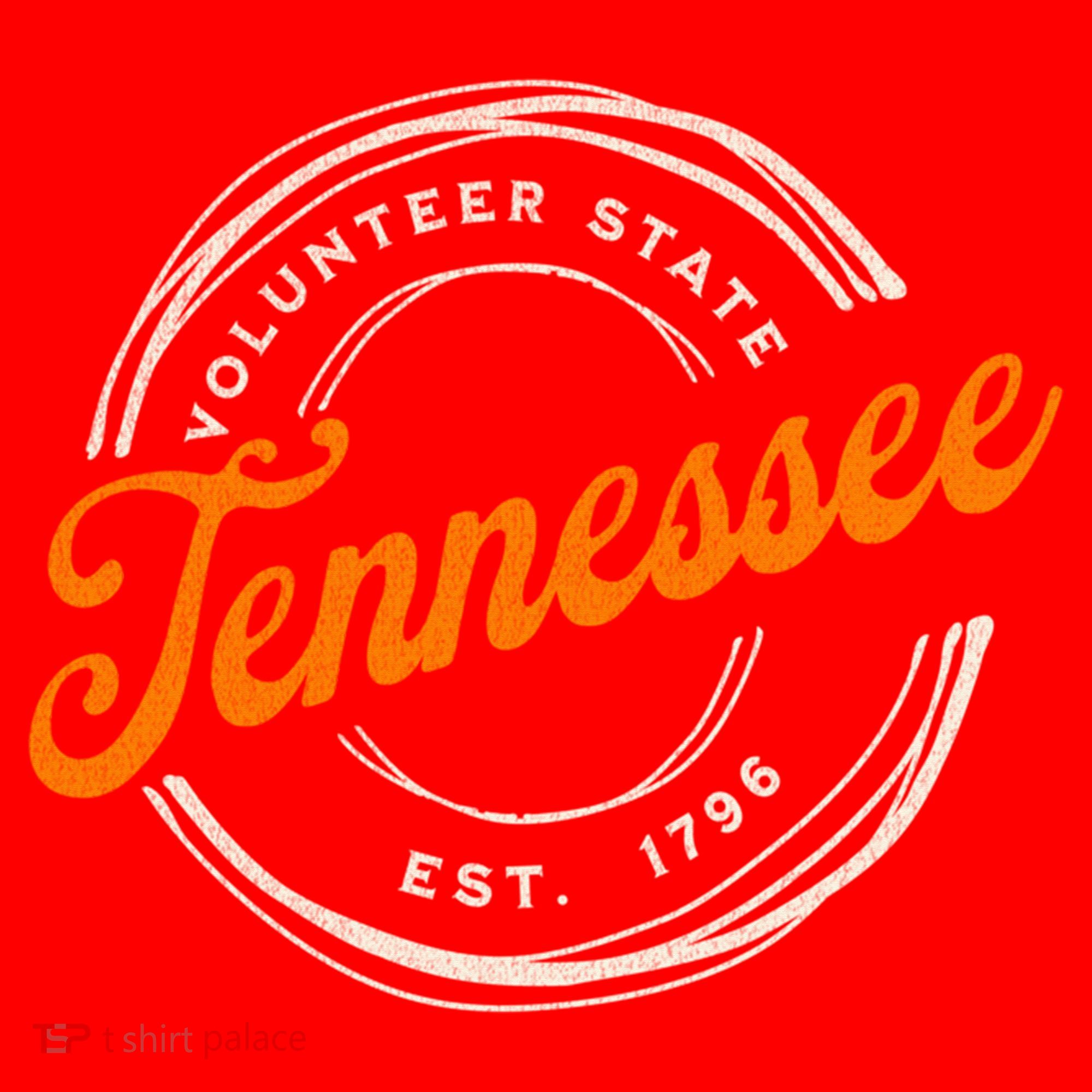 Retro Tennessee Volunteer State Santa Hat