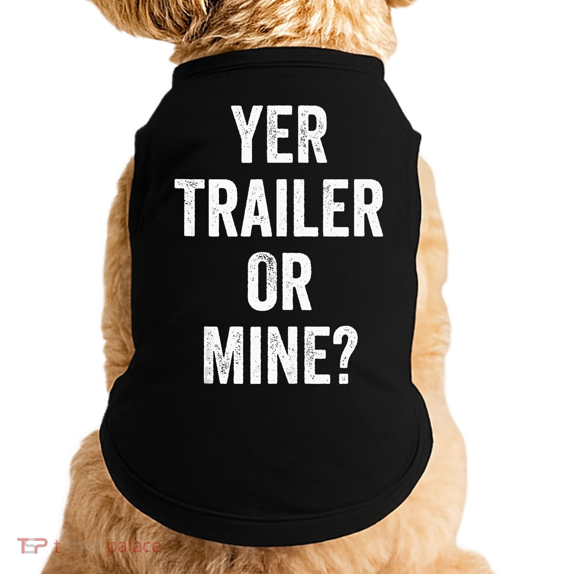 Redneck Trailer White Trash Doggie Tank