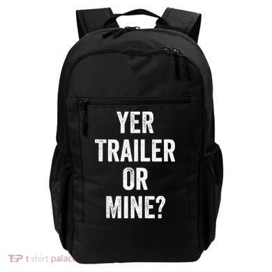 Redneck Trailer White Trash Backpack
