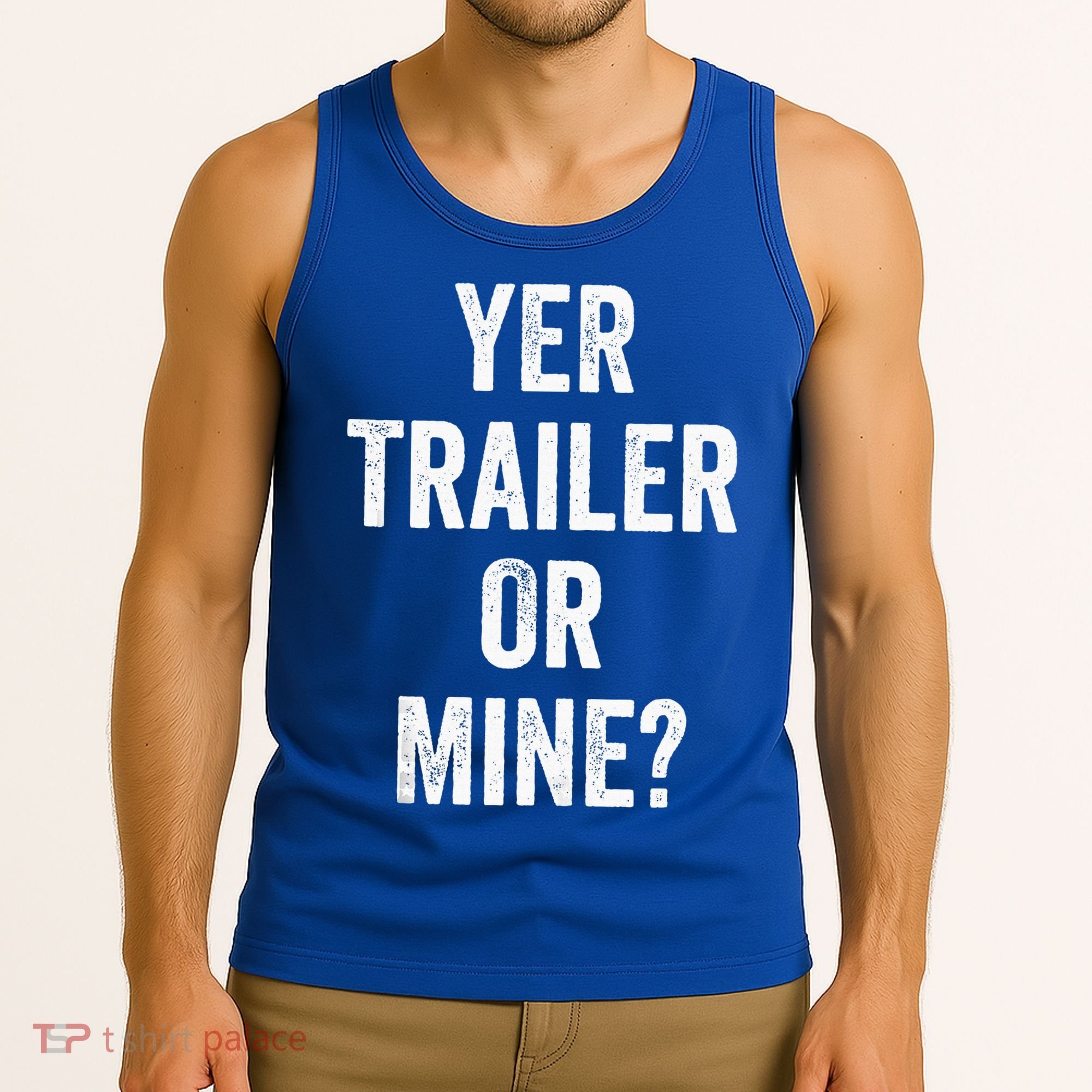 Redneck Trailer White Trash Tank Top