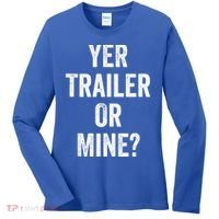Redneck Trailer White Trash Women's Long Sleeve Shirt thumb 0