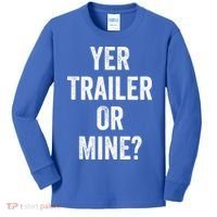 Redneck Trailer White Trash Kids Long Sleeve Shirt thumb 0
