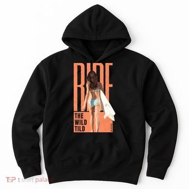 Ride The Wild Woman Surfing Hoodie