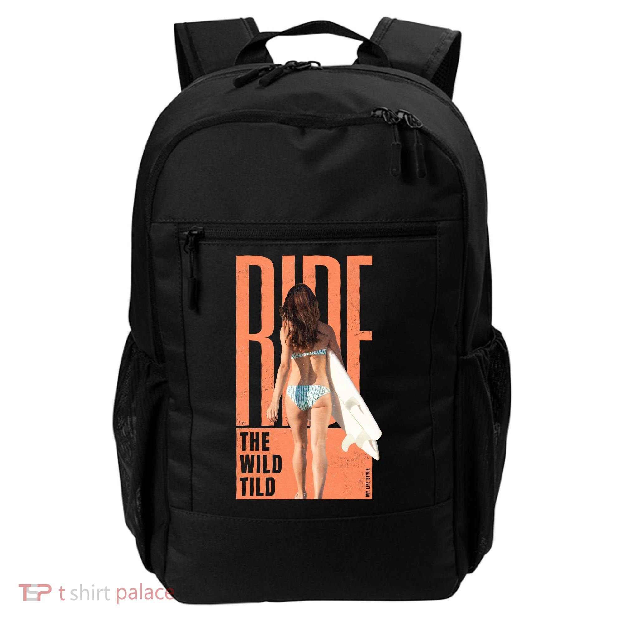 Ride The Wild Woman Surfing Backpack