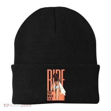 Ride The Wild Woman Surfing Beanie