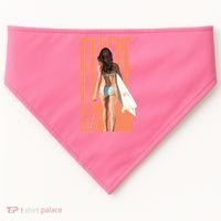 Ride The Wild Woman Surfing USA-Made Doggie Bandana thumb 0