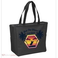Ride The Waves Long Beach Tote Bag thumb 2