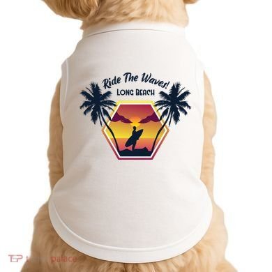 Ride The Waves Long Beach Doggie Tank