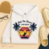 Ride The Waves Long Beach Hoodie thumb 4