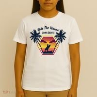 Ride The Waves Long Beach T-Shirt thumb 4