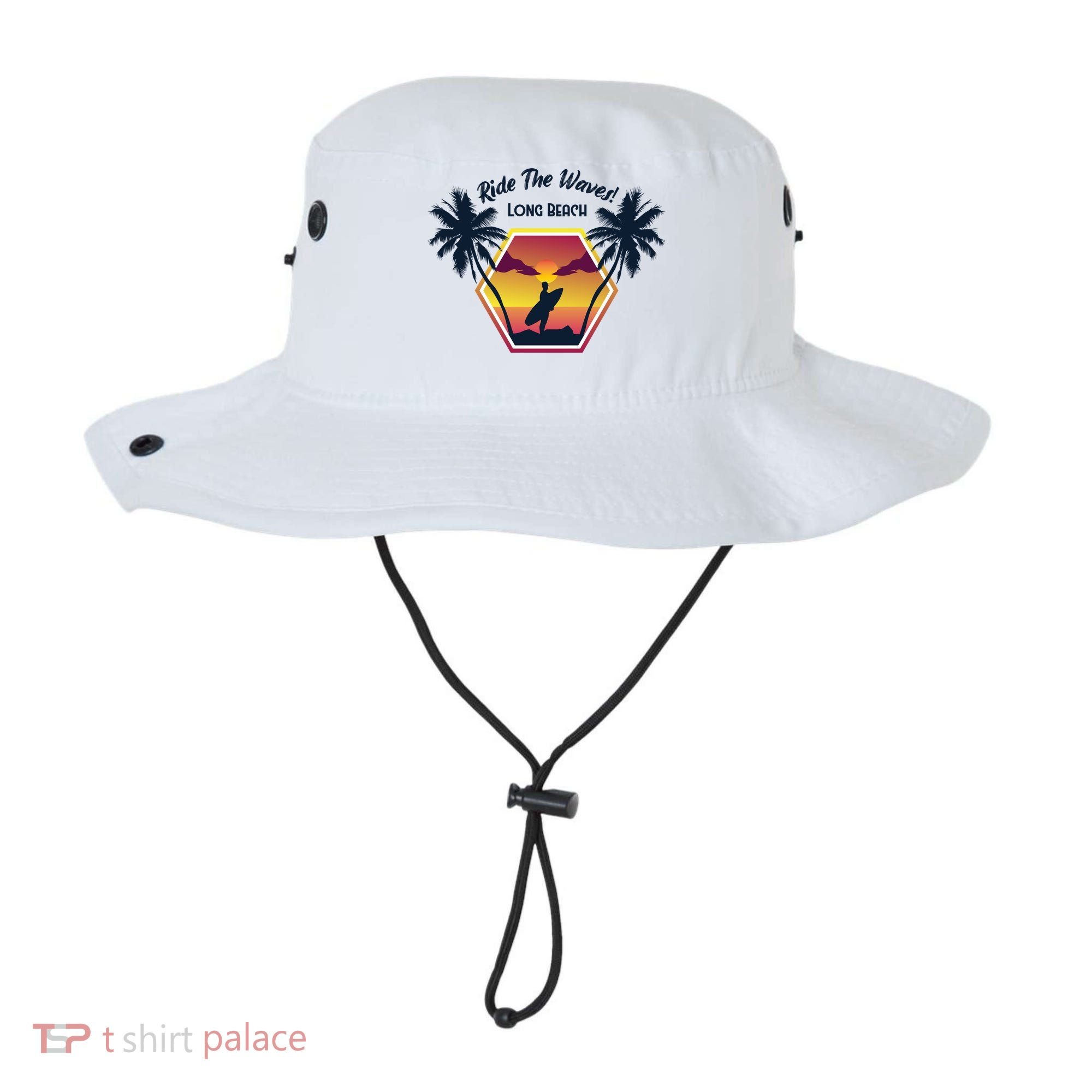 Ride The Waves Long Beach Bucket Hat