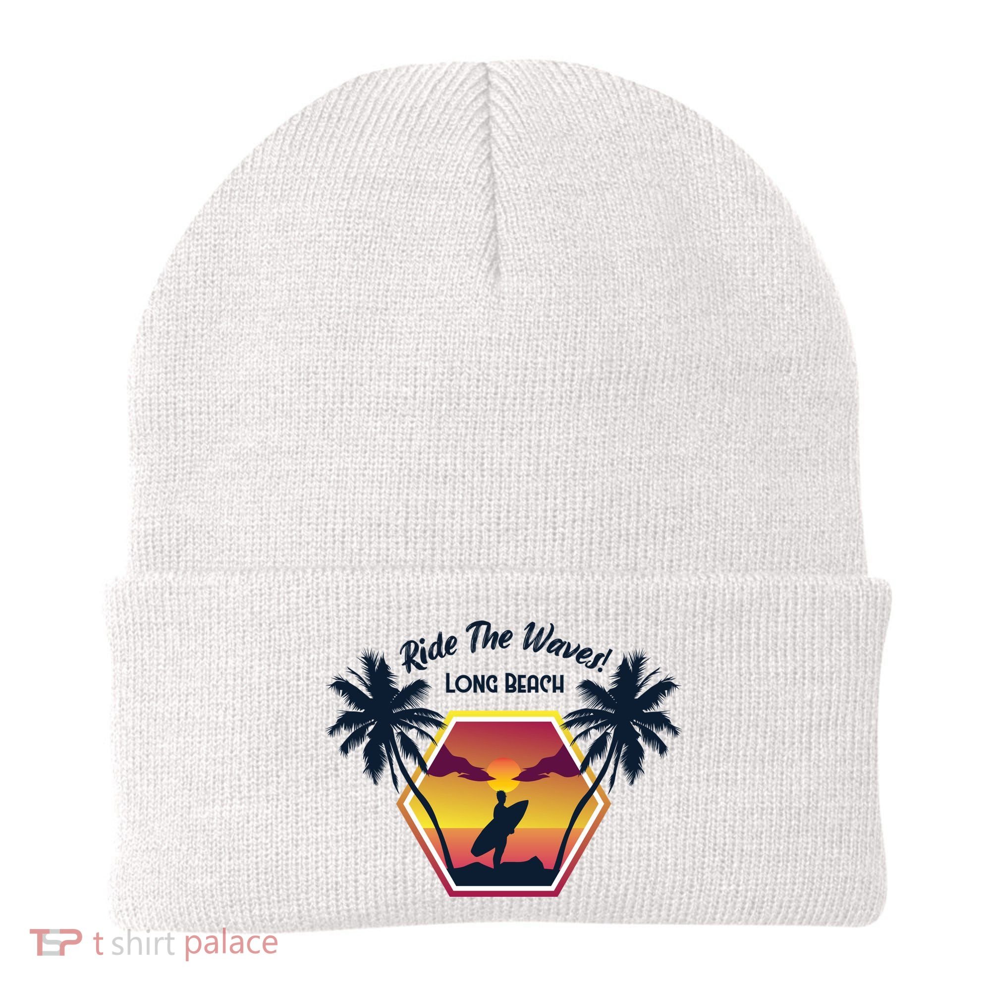Ride The Waves Long Beach Beanie