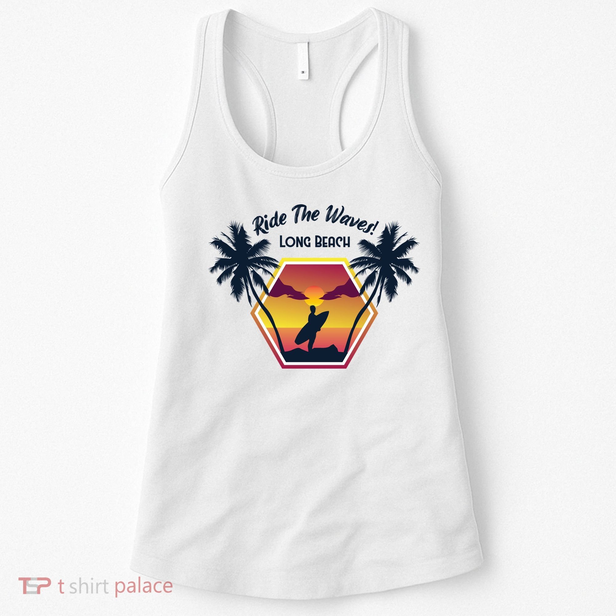 Ride The Waves Long Beach Women's Tank Top
