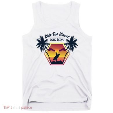 Ride The Waves Long Beach Tank Top