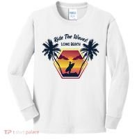 Ride The Waves Long Beach Kids Long Sleeve Shirt thumb 0