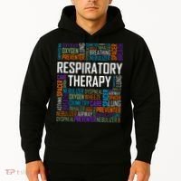 Respiratory Therapist Words Therapy Care Week Hoodie thumb 2