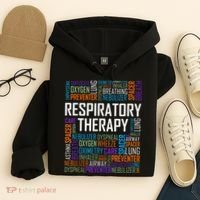Respiratory Therapist Words Therapy Care Week Hoodie thumb 4