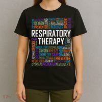 Respiratory Therapist Words Therapy Care Week T-Shirt thumb 4