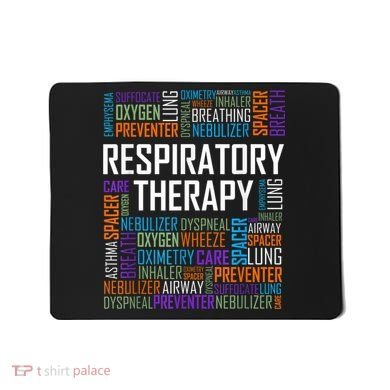 Respiratory Therapist Words Therapy Care Week Mousepad
