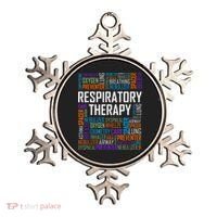 Respiratory Therapist Words Therapy Care Week Ornament thumb 0