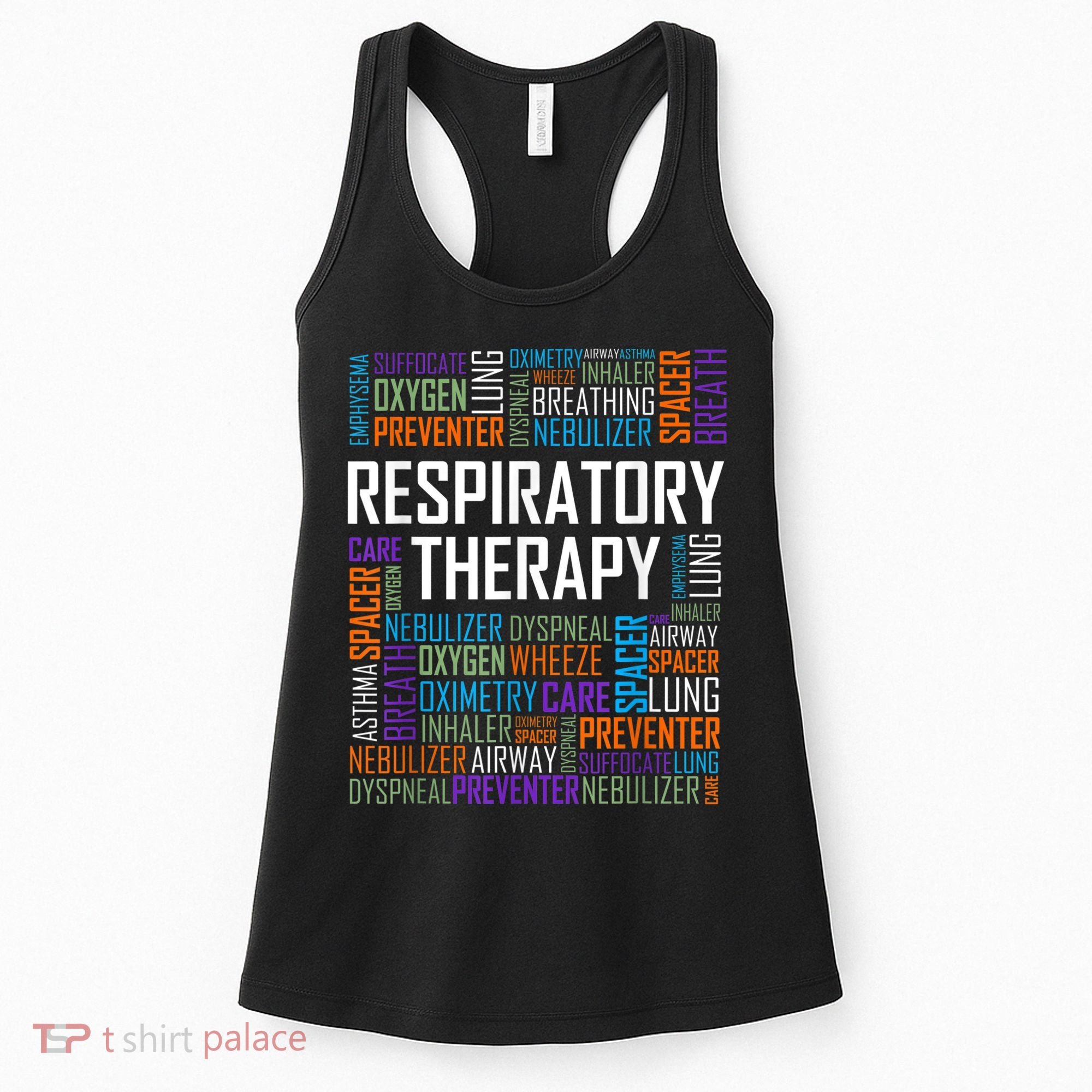Respiratory Therapist Words Therapy Care Week Women's Tank Top