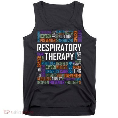 Respiratory Therapist Words Therapy Care Week Tank Top