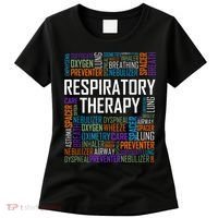 Respiratory Therapist Words Therapy Care Week Women's T-Shirt thumb 0