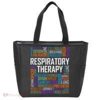 Respiratory Therapist Words Therapy Care Week Tote Bag thumb 0