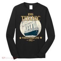 RMS TITANIC White Star Line Cruise Ship 1912 boy girl kid Long Sleeve Shirt thumb 0