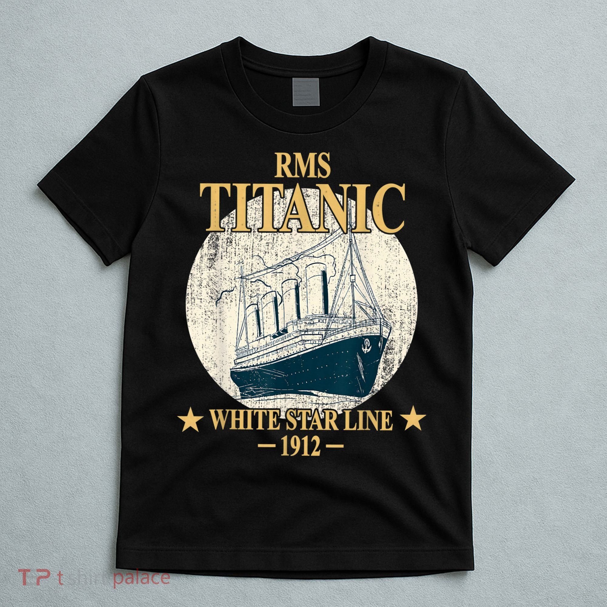 RMS TITANIC White Star Line Cruise Ship 1912 boy girl kid T-Shirt
