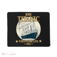 RMS TITANIC White Star Line Cruise Ship 1912 boy girl kid Mousepad thumb 0