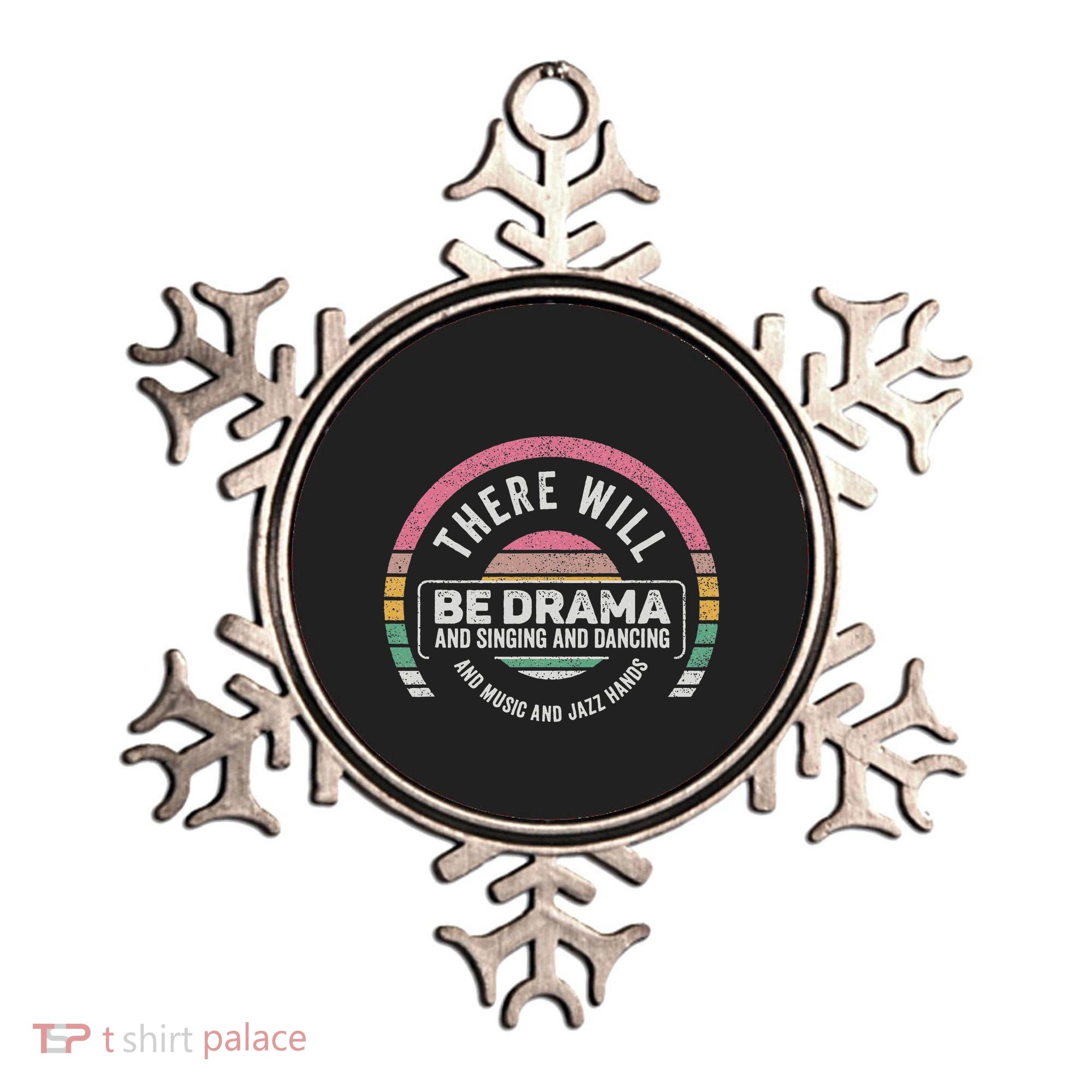 Retro There Will Be Drama Theater Theatre Musical Actor Gift Ornament