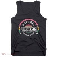 Retro There Will Be Drama Theater Theatre Musical Actor Gift Tank Top thumb 0