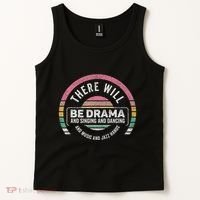 Retro There Will Be Drama Theater Theatre Musical Actor Gift Tank Top thumb 2