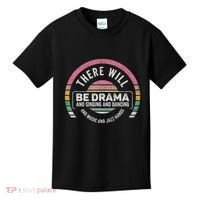 Retro There Will Be Drama Theater Theatre Musical Actor Gift Kids T-Shirt thumb 0