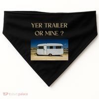 Redneck Trailer White Trash Party Attire Hillbilly Costume Gift USA-Made Doggie Bandana thumb 0