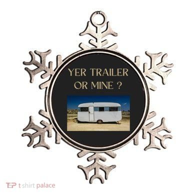 Redneck Trailer White Trash Party Attire Hillbilly Costume Gift Ornament
