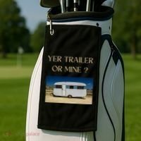 Redneck Trailer White Trash Party Attire Hillbilly Costume Gift Golf Towel thumb 2